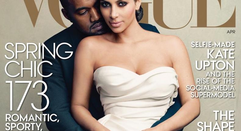 Kim Kardashian, Kanye West on Vogue Magazine