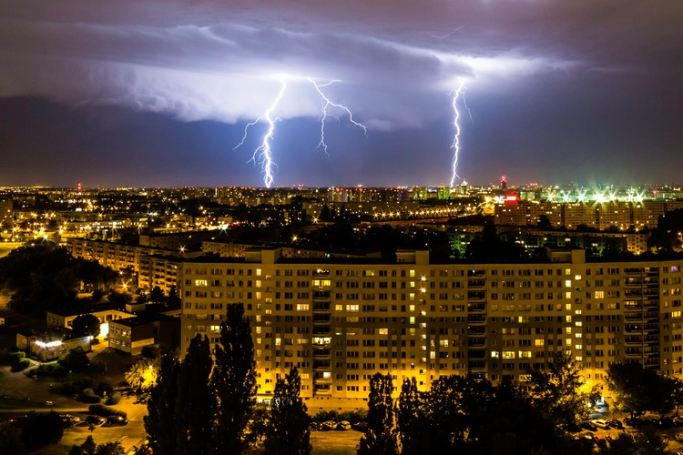 Poznań w nocy z 7 na 8 lipca