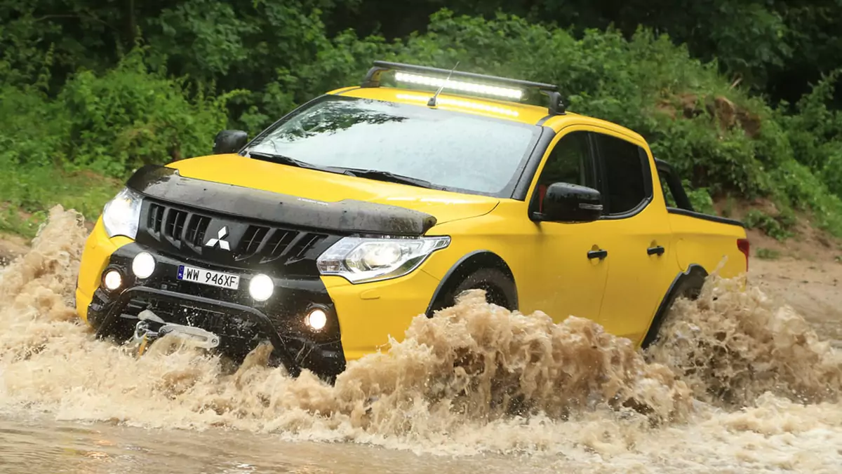 Mitsubishi L200 Monster - potwornie pracowity