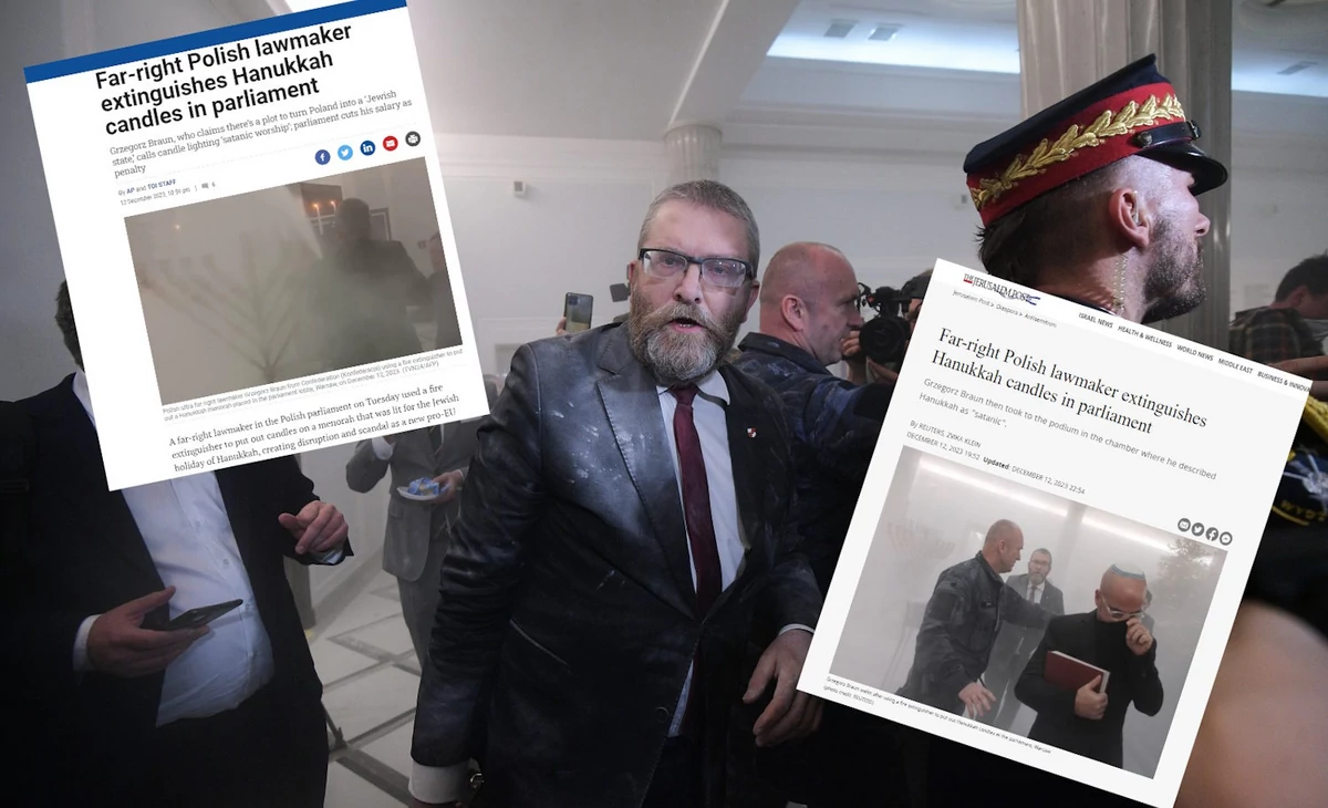  Izraelskie media o wybryku posła Brauna: Doszło do tego w dniu powstania nowego rządu