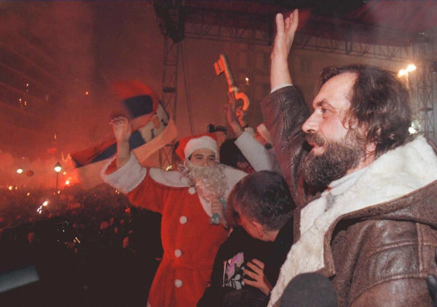 Vuk Drašković i Zoran Đinđić