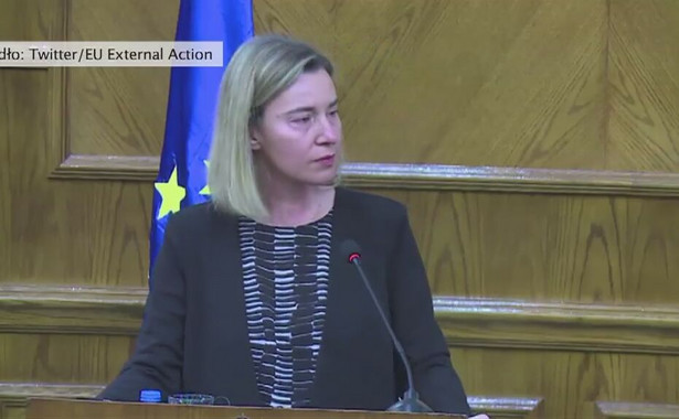 Mogherini rozpłakała się podczas wystąpienia. Tyszka z Kukiz'15: To symbol słabości Europy. WIDEO