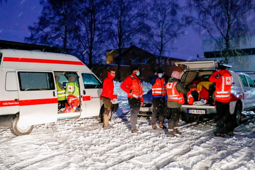 Norwegia. Ogromna dziura w ziemi pochłonęła domy. Jest wielu rannych