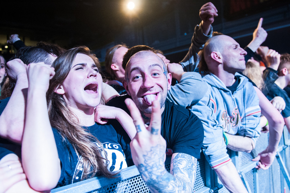 Publiczność na koncercie Punk Fest w Krakowie