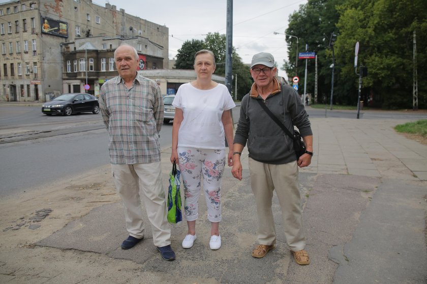 Wojska Polskiego w Łodzi bez tramwaju na Doły