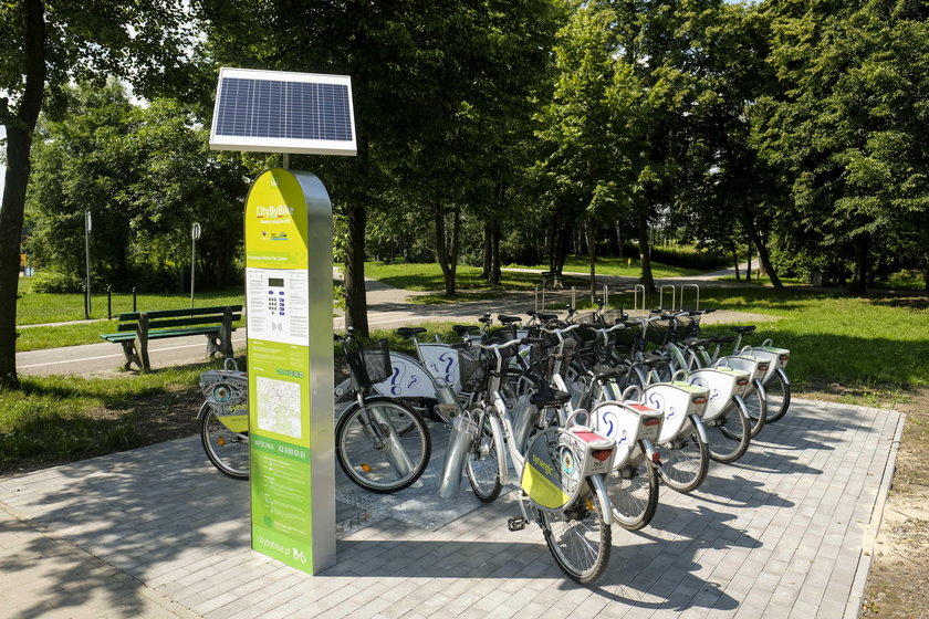 7 nowych stacji rowerowych w Katowicach