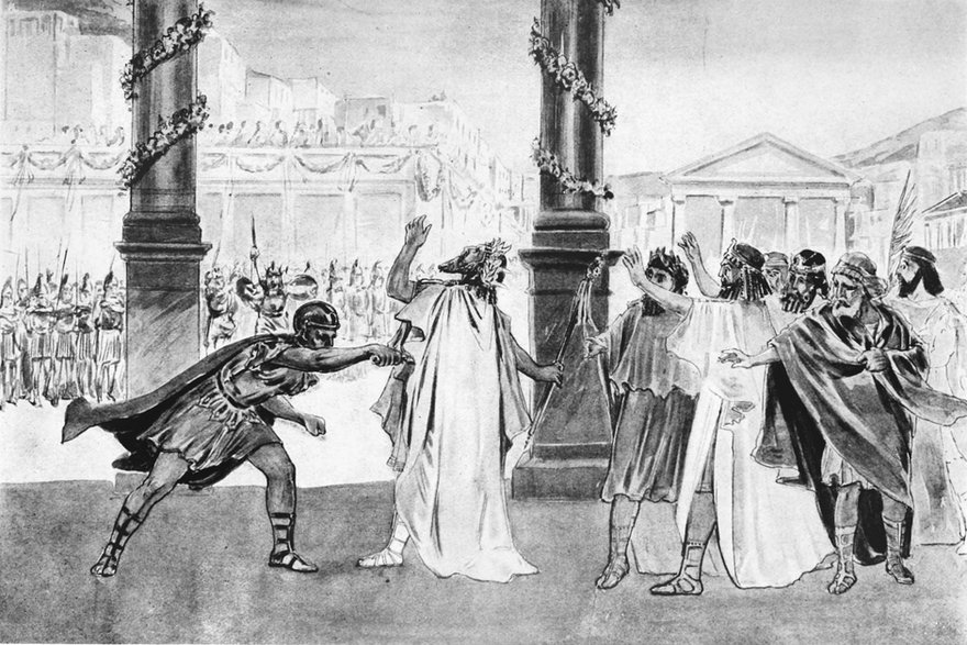 Zabójstwo Filipa II przez Pauzaniasza z Orestis