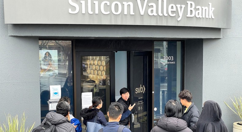 Startup founders scrambled to get their funds out of Silicon Valley Bank after its collapse.Justin Sullivan/Getty Images