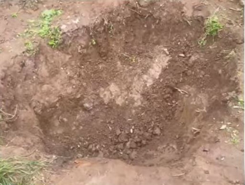 Humka u kojoj je bio zakopan muškarac