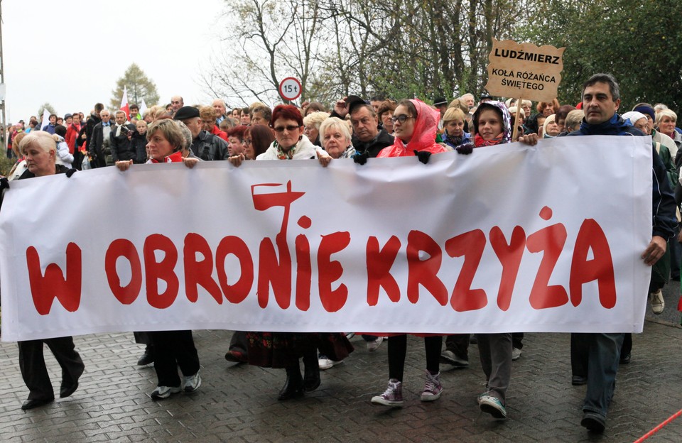 LUDŹMIERZ MARSZ W OBRONIE KRZYŻA