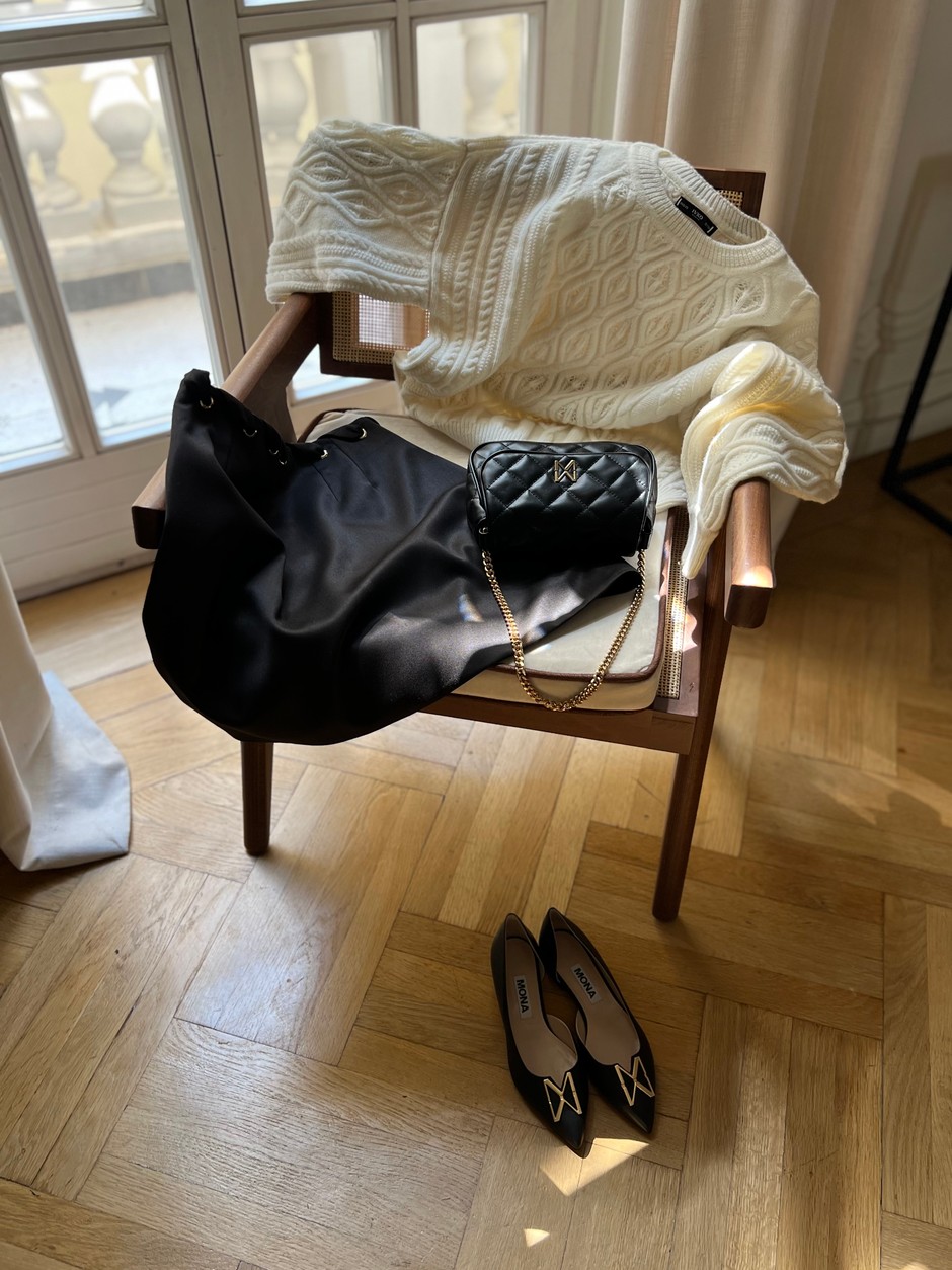 Pletenina i saten, zašto da ne?