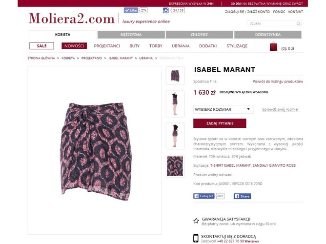 Spódnica Isabel Marant