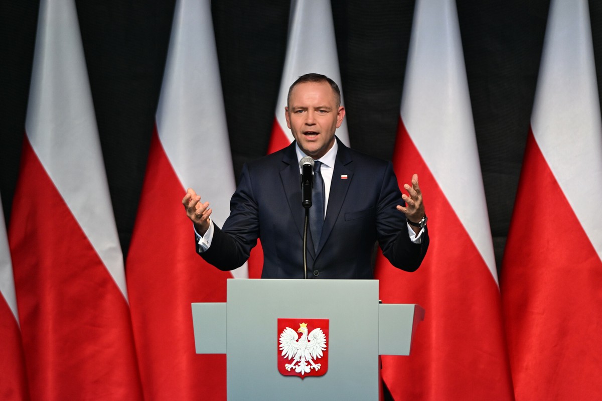 Nawrocki w Wieluniu. "Pokój będzie, gdy będziemy gotowi do wojny"