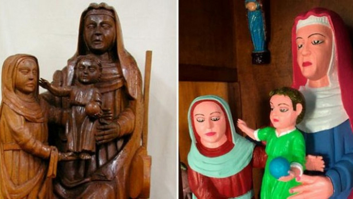 Parafianka z jednej z hiszpańskich wiosek postanowiła odnowić XV-wieczny posąg Maryi i Dzieciątka Jezus. Efekt jest niespodziewany, by nie rzec - komiczny.