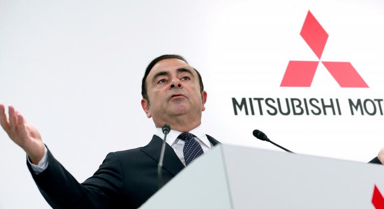 Mitsubishi chairman Carlos Ghosn.