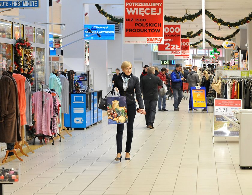 Agata Duda na przedświątecznych zakupach