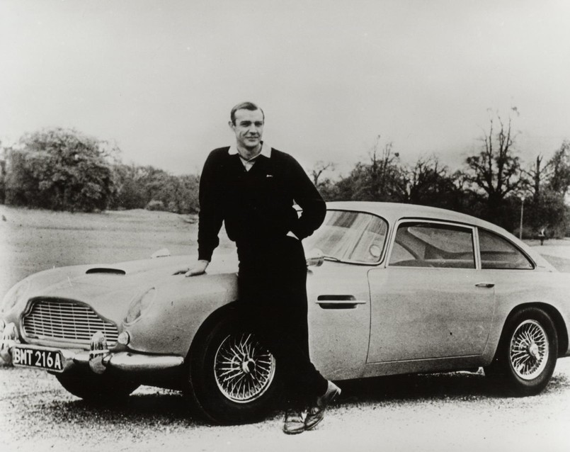 Aston martin DB5 i Sean Connery