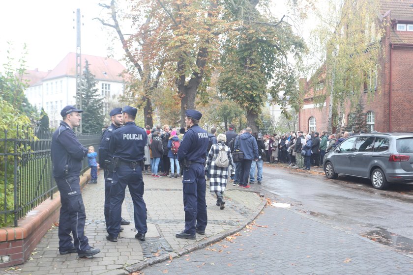 Protest przed kurią w Gdańsku