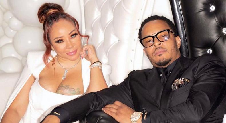 American rapper T.I and his wife Tiny Harris [Instagram/TheMajorBossMama]