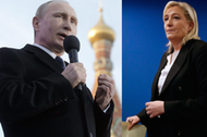 Władimir Putin Marine Le Pen