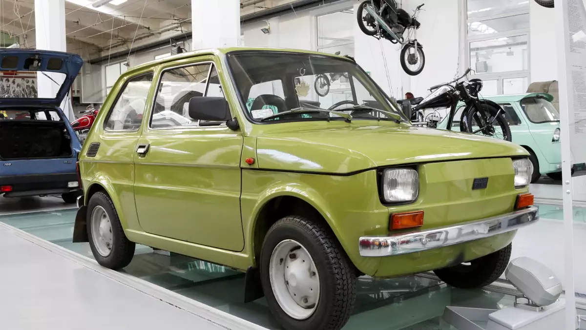 Fiat 126p w Muzeum Techniki i Komunikacji w Szczecinie