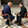  Donald Tramp i Volodimir Zelenski u Vatikanu