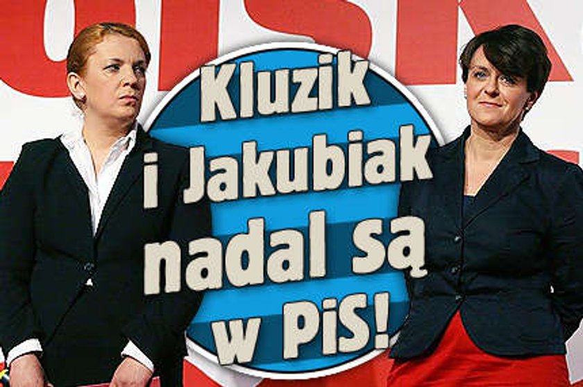 Kluzik i Jakubiak nadal w PiS!