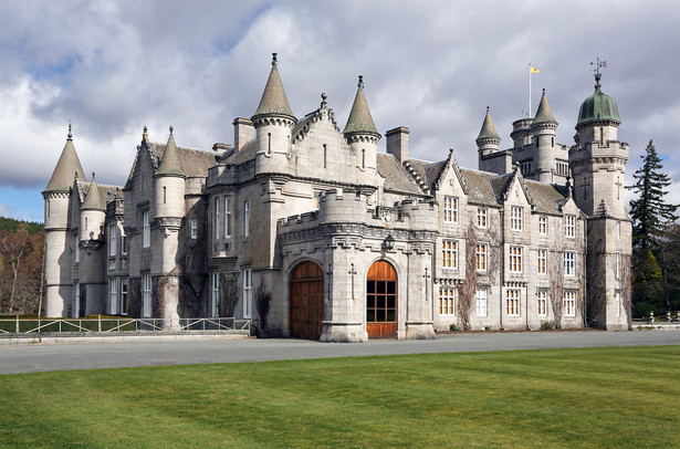 Zamek w Balmoral, posiadłość królewska, Szkocja