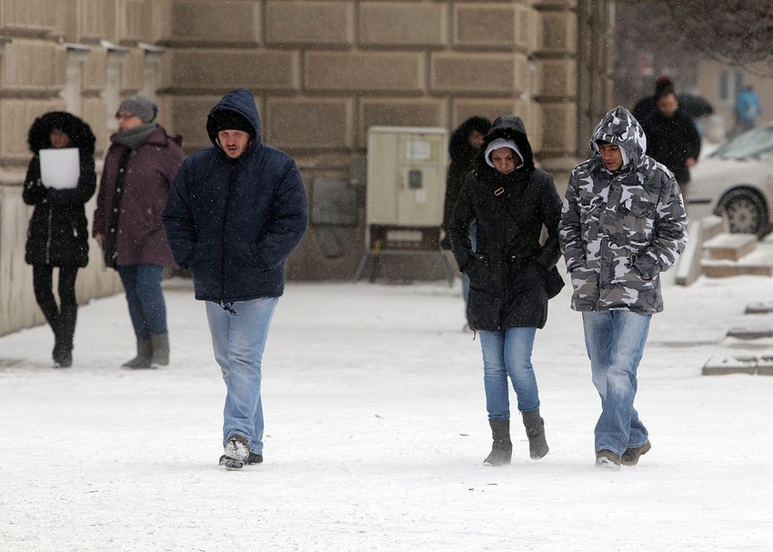 Sneg, Zima, Smederevo, Vetar, Košava