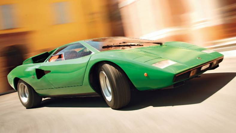 Pierwsze Lamborghini Countach - dzień z zielonym