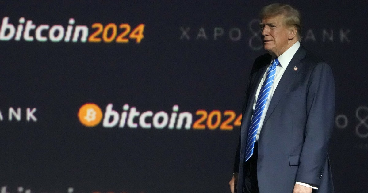 Donald Trump na konferencji Bitcoin 2024