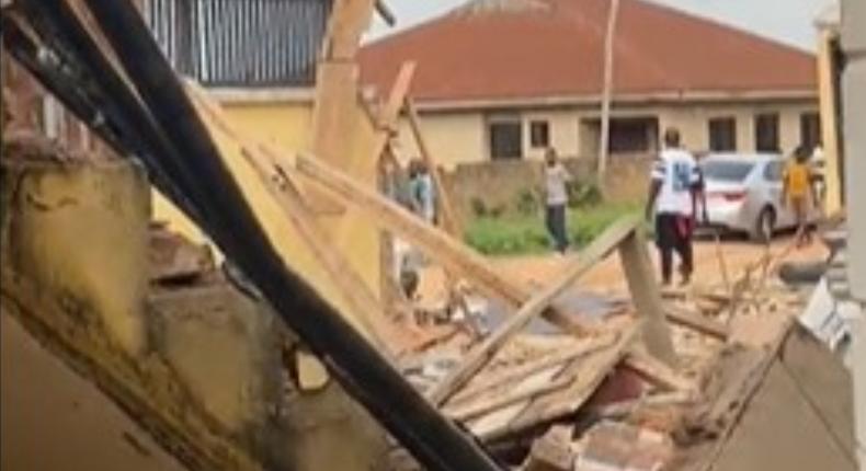 Yoruba Nation agitators’ building demolished.