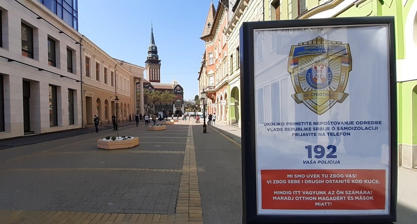 Subotica za vreme policijskog časa