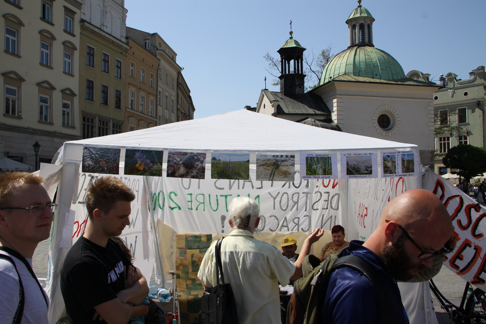 Protest Rynek Główny.FOT. Jacek Krawczyk/Onet