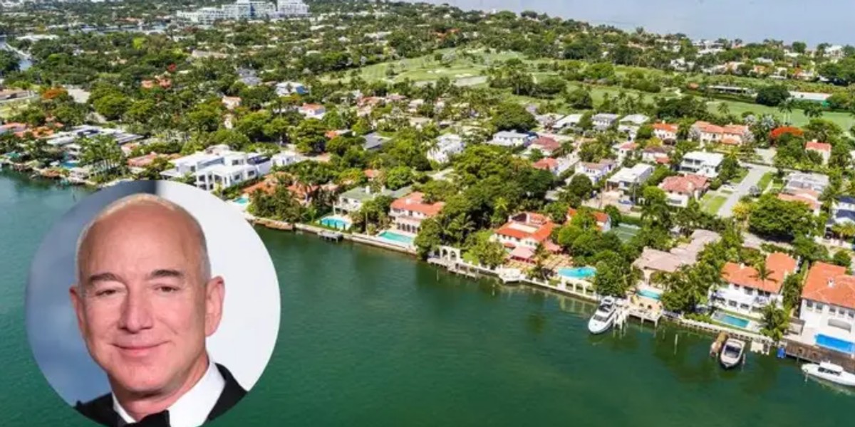 Jeff Bezos kupił kolejną posiadłość w Miami w tzw. bunkrze miliarderów.