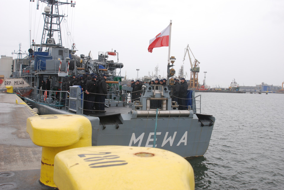 Niszczyciel min ORP "Mewa", fot. Marynarka Wojenna