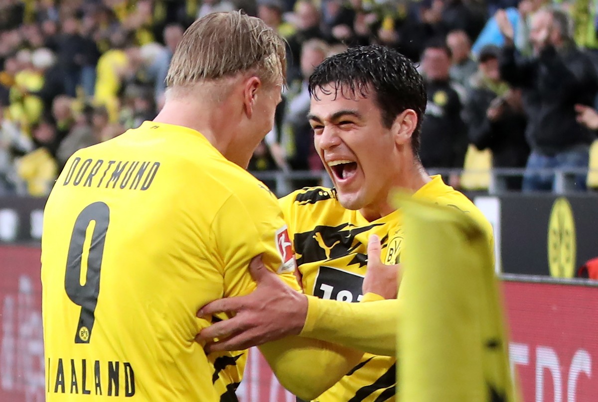 Erling Haaland i Giovanni Reyna