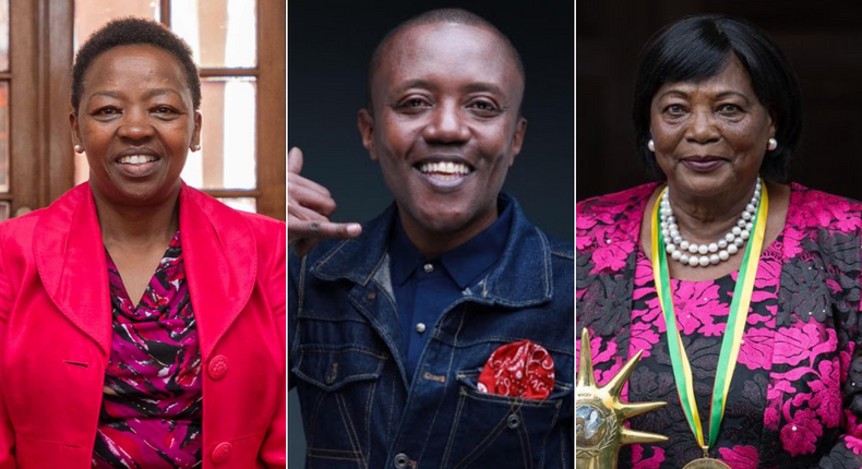Mama Rachel Ruto, Maina Kageni and Mama Ngina Kenyatta