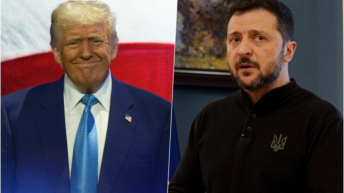 Donald Trump a Volodymyr Zelenskyj.