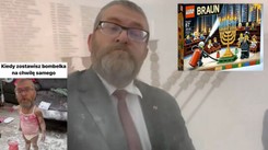 Grzegorz Braun 'bohaterem' skandalu. Naganne zachowanie posła oczami internautów [MEMY]