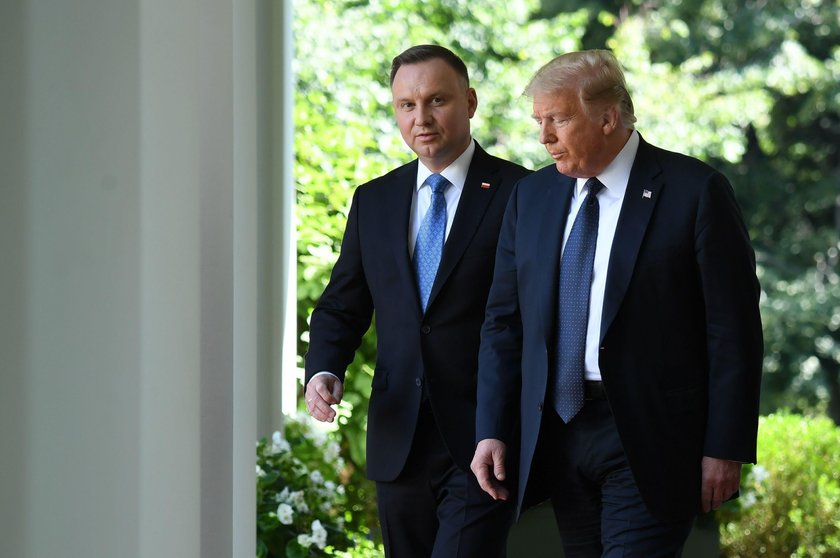 U.S. President Trump and Poland's President Duda hold joint news conference at the White House in Wa