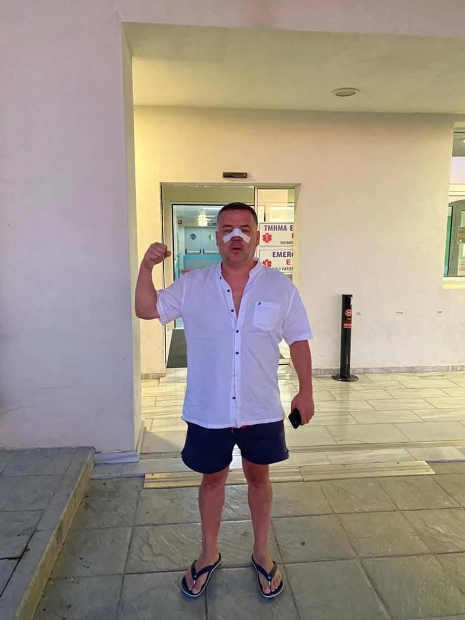 Goran Nikolić, Srbin koga je paraglader udario na Lefkadi