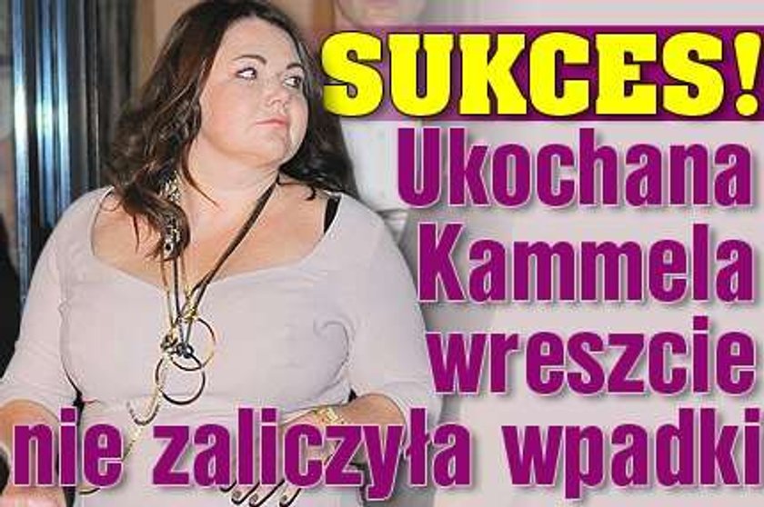 Sukces! Ukochana Kammela wreszcie nie zaliczyła wpadki