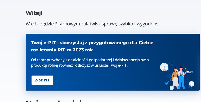 Po zalogowaniu się do e-Urzędu Skarbowego, możesz pobrać swoją deklarację podatkową.