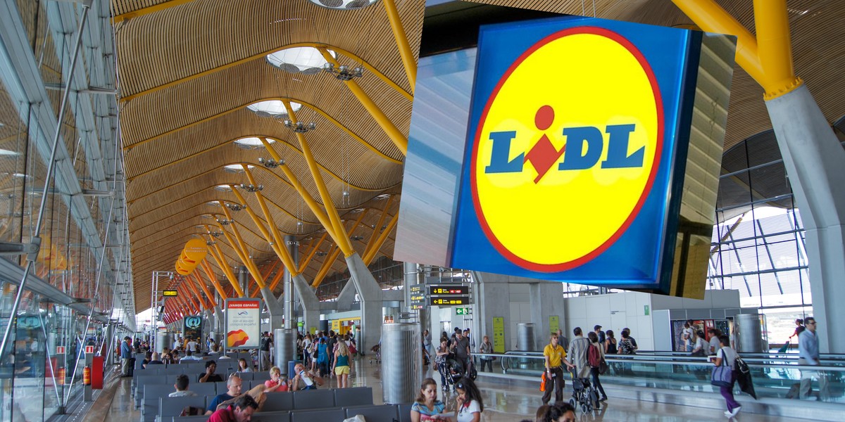 Lidl wkrótce zainstaluje swój market na terenie lotniska w Madrycie