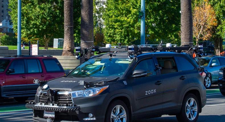 Zoox car self-driving