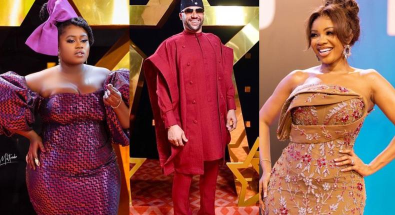 Lydia Forson, Majid Michel and Serwaa Amihere 