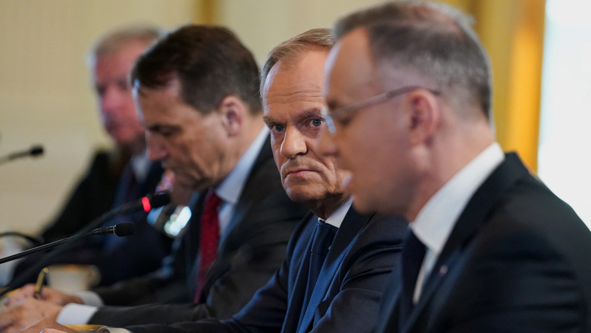 Donald Tusk i Andrzej Duda