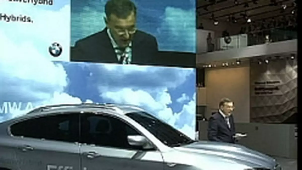 IAA Frankfurt 2007: BMW Concept X6 ActiveHybrid (wideo)