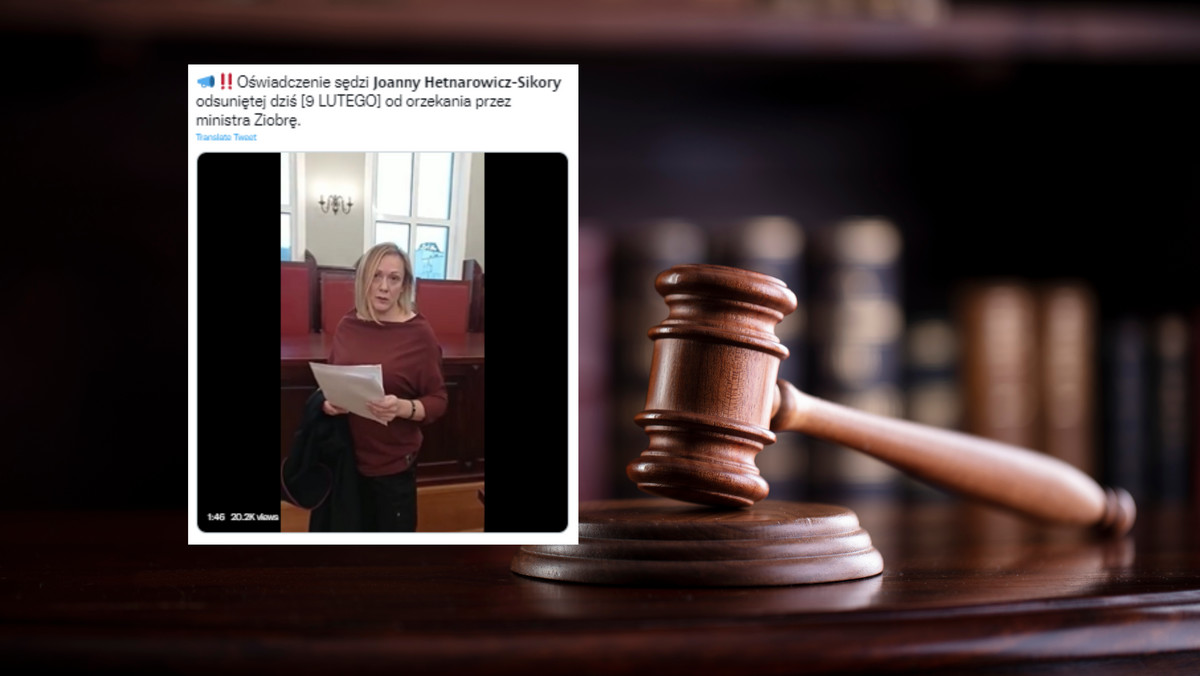 Słupsk. Sędzia Joanna Hetnarowicz-Sikora odsunięta od orzekania